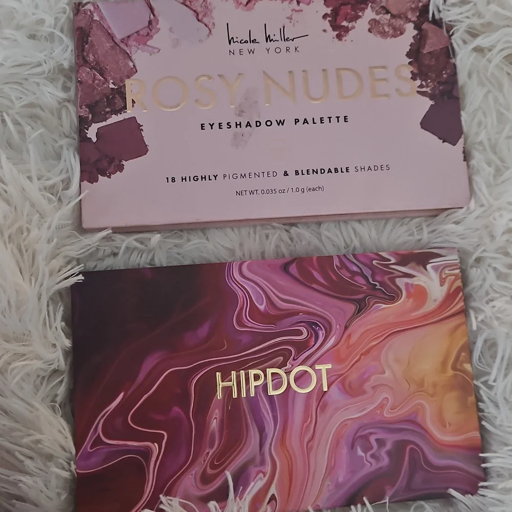 NEW NICOLE MILLER PINK PURPLE SHIMMER EYESHADOW COSMETIC MAKEUP PALETTE BUNDLE - Picture 5 of 6